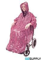 Pink Polka Dot Wheelchair Poncho (Pink Polka Dot)