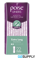 Poise Liners Extra Long 22 - Pack (22 Single)