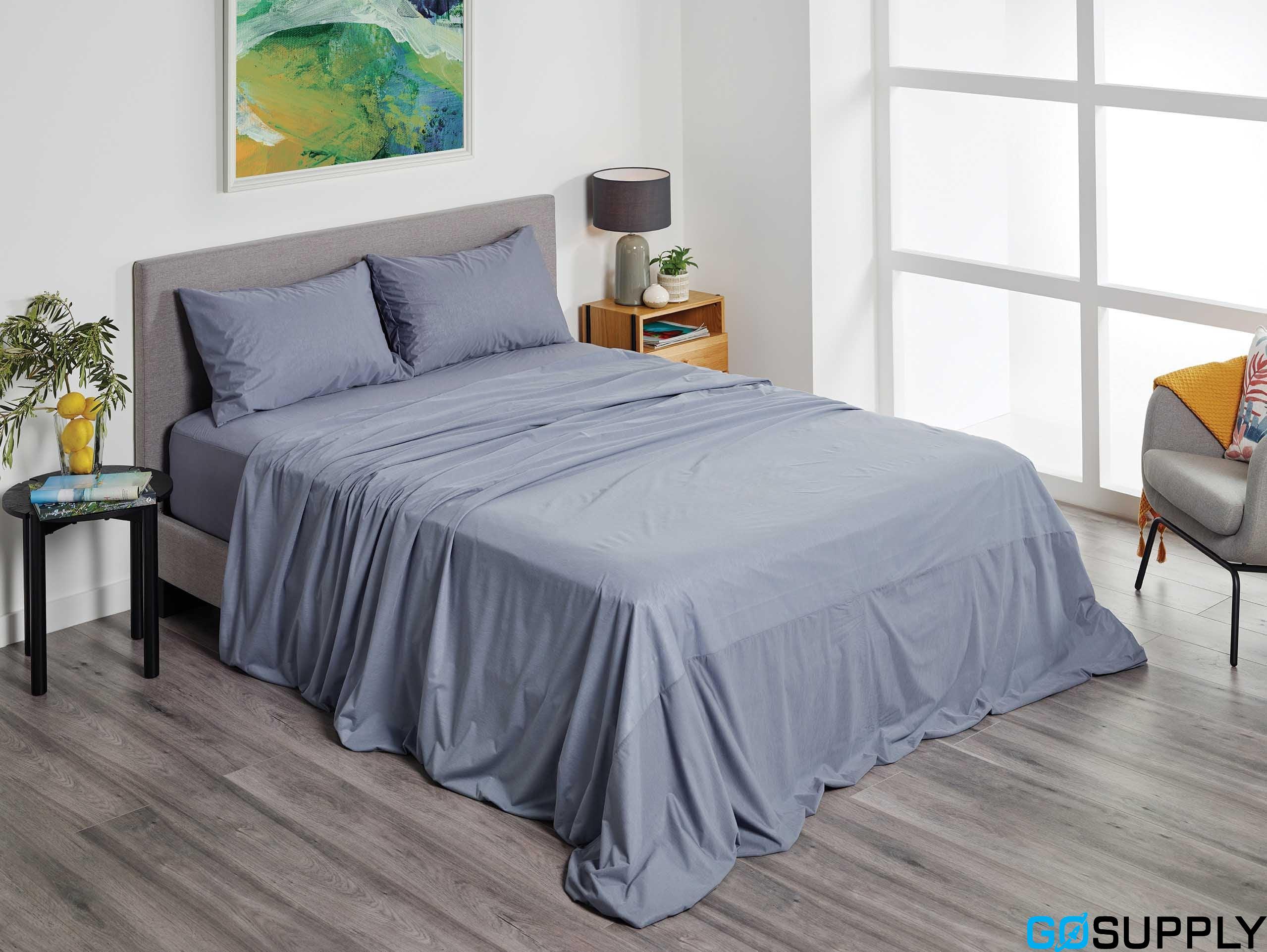 Protect-A-Bed Fusion Tencel Sheet Set (Double · Charcoal)