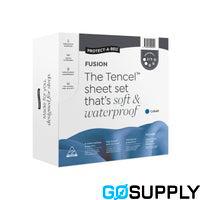 Protect-A-Bed Fusion Tencel Sheet Set (Double · Cobalt)