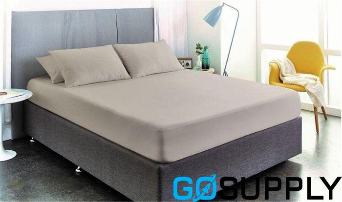 Protect-A-Bed Fusion Tencel Sheet Set (Latte · Double Bed)