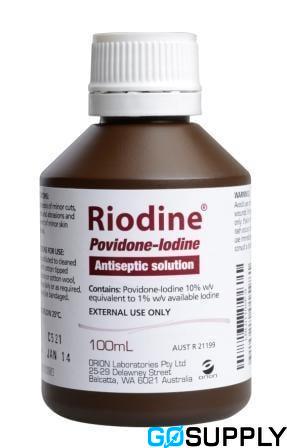 RIODINE SOLN - Volume: 100ML Concentration: 10%