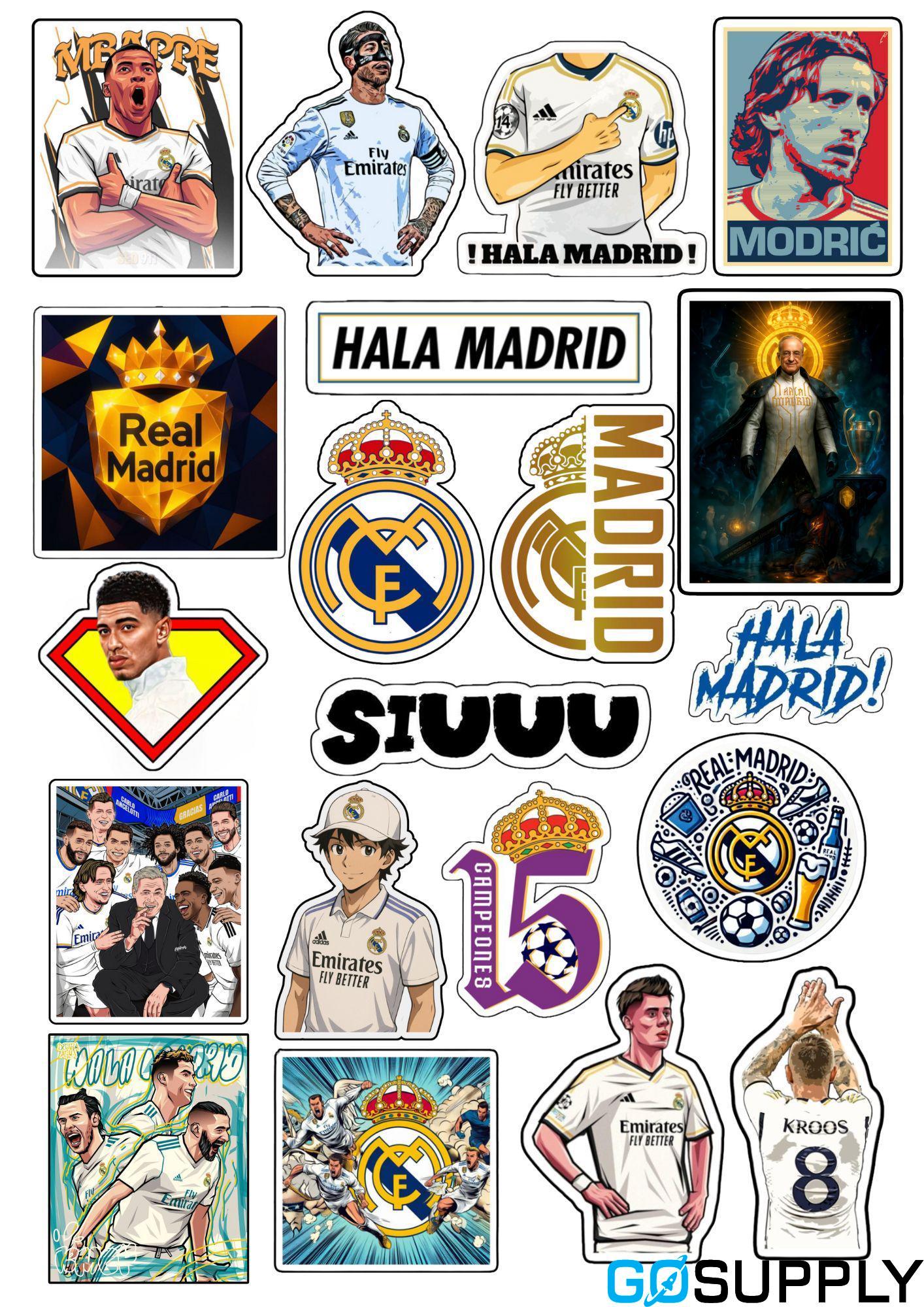 Real Madrid Stickers 