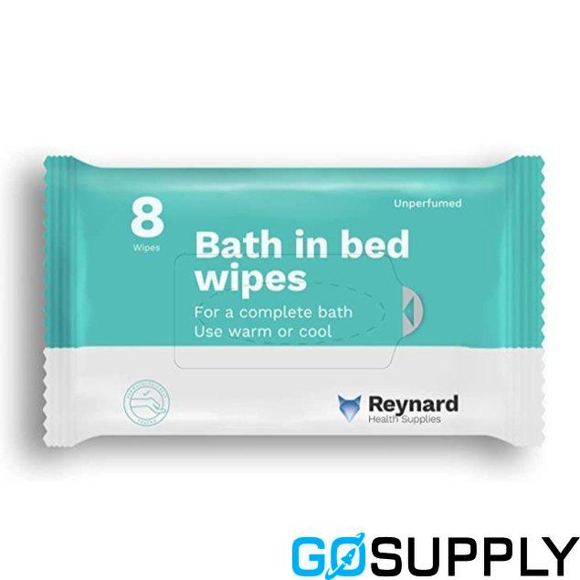 Reynard Bath in Bed Wipes 33X23CM PACK OF 8