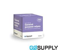 Reynard Extra Strong General Purpose Wipes, 33x29cm, Pack of 100