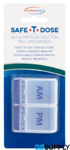 SAFETDOSE PILL ORGANISER - Type: AM/PM