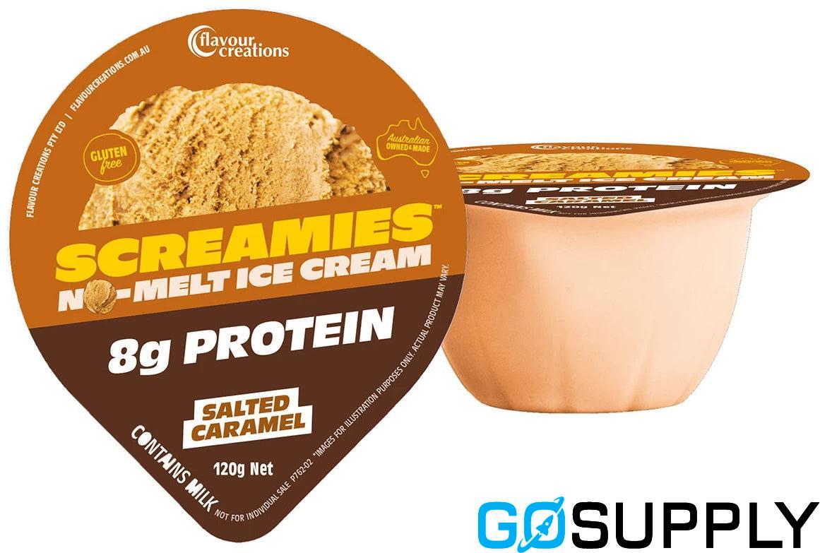 SCREAMIES 2.4KCAL ICE CREAM - Flavor: SALTED CARAMEL IDDSI Level: 4