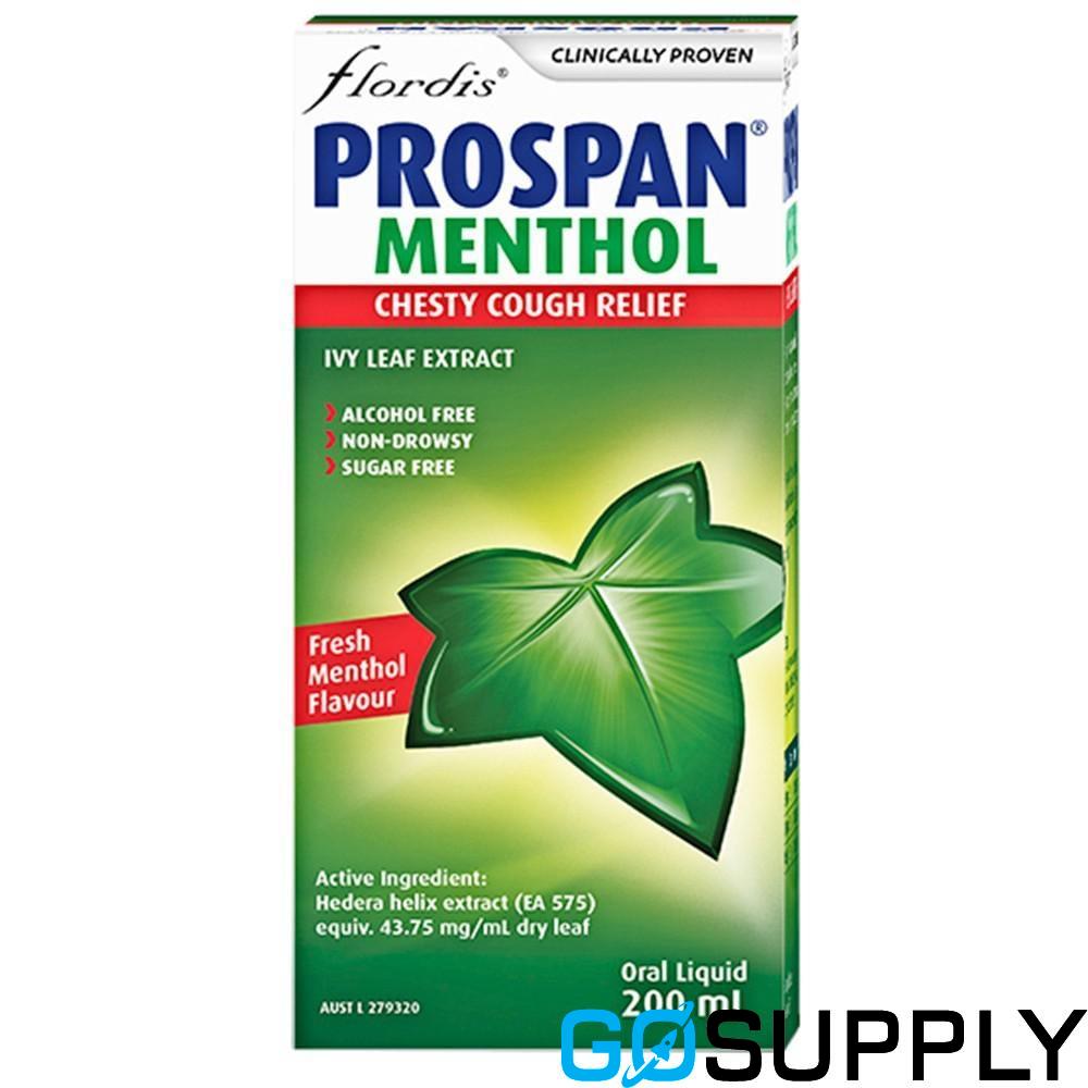 SFI Health Prospan Chesty Cough Relief - Volume: 200ml Flavour: Menthol