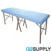 SHEET FITTED - Color: LIGHT BLU Dimensions: 187 X 70CM - Carton (100 Single)
