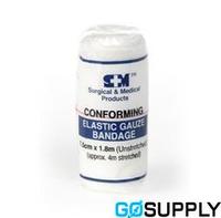 SM BANDAGE CONFORMING - Width: 2.5cm Length: 1.8-4m - Packet (12 Single)