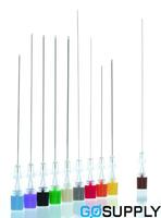 SPINAL NEEDLE - Color: ORANGE Gauge: 25G Length: 90MM - Packet (25 Single)