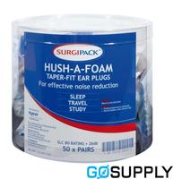 SURGIPACK FOAM EARPLUGS - Type: TAPERFIT Pack Size: 50 - Packet (50 Single)
