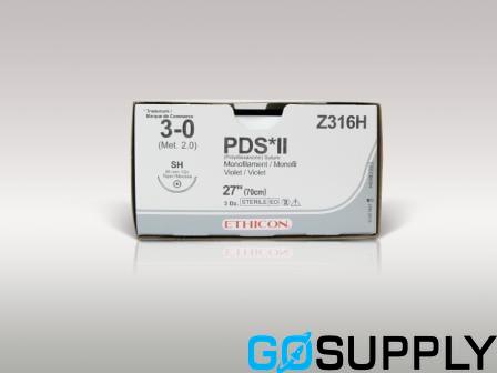 SUTURE PDS II ENDOLOOP - Size: 0 Length: 45CM