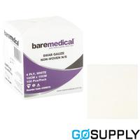 SWAB GAUZE NON-STERILE 4PLY NON-WOVEN - Size: 10CM X 10CM - Packet (100 Single)