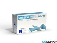SafeMed Nitrile Gloves Powder Free Large 100s