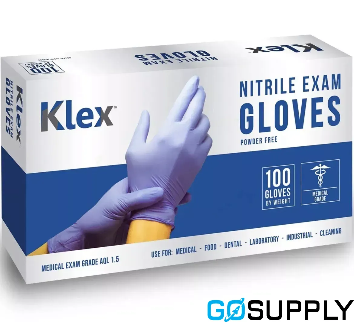 SafeMed Nitrile Gloves - Type: Powder Free Size: X-Large Pack: 100s