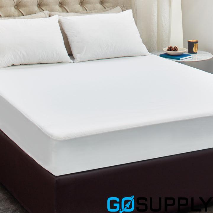 Satin Smooth Dynatex™ Fitted Waterproof Sleep Protectors (King Single)							