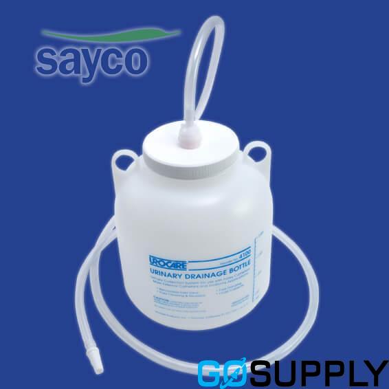 Sayco Urinary Drain Bottle Kit Reusable 4L