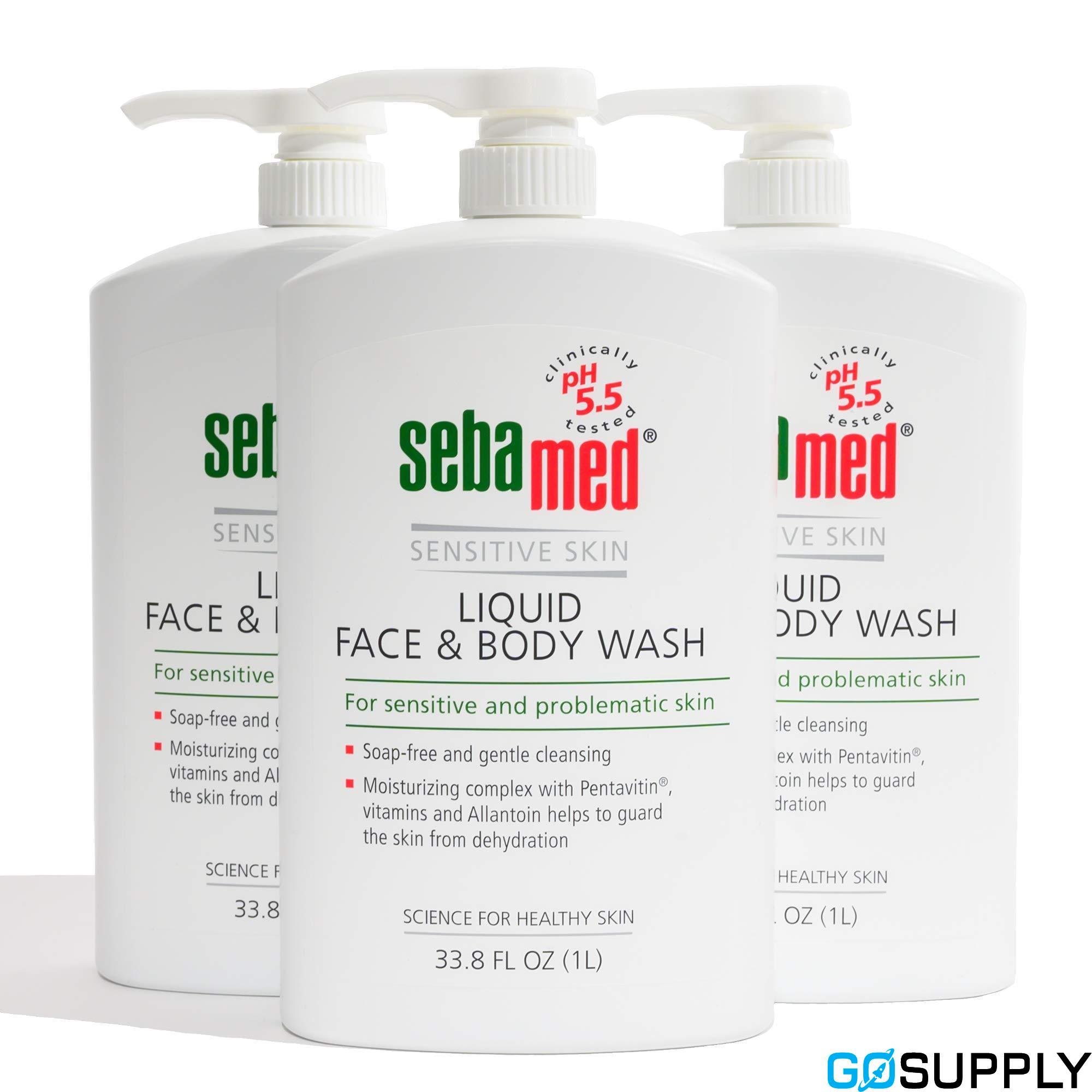 SebaMed Liquid Face and Body Wash - Volume: 1L Type: Pump