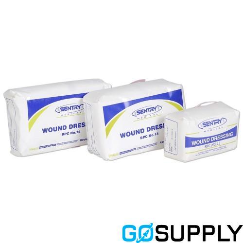 Sentry Absorbent Cotton Wound Dressing - Size: Small No 13