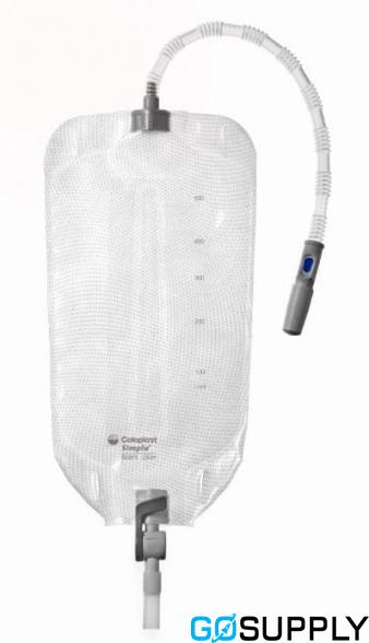 Simpla Profile Long Tube Leg Bag 25cm / 750ml (sterile)