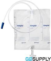 Simpla S4 Urine Drainage Bag with Tap and Sample Port Sterile 120cm / 2000ml