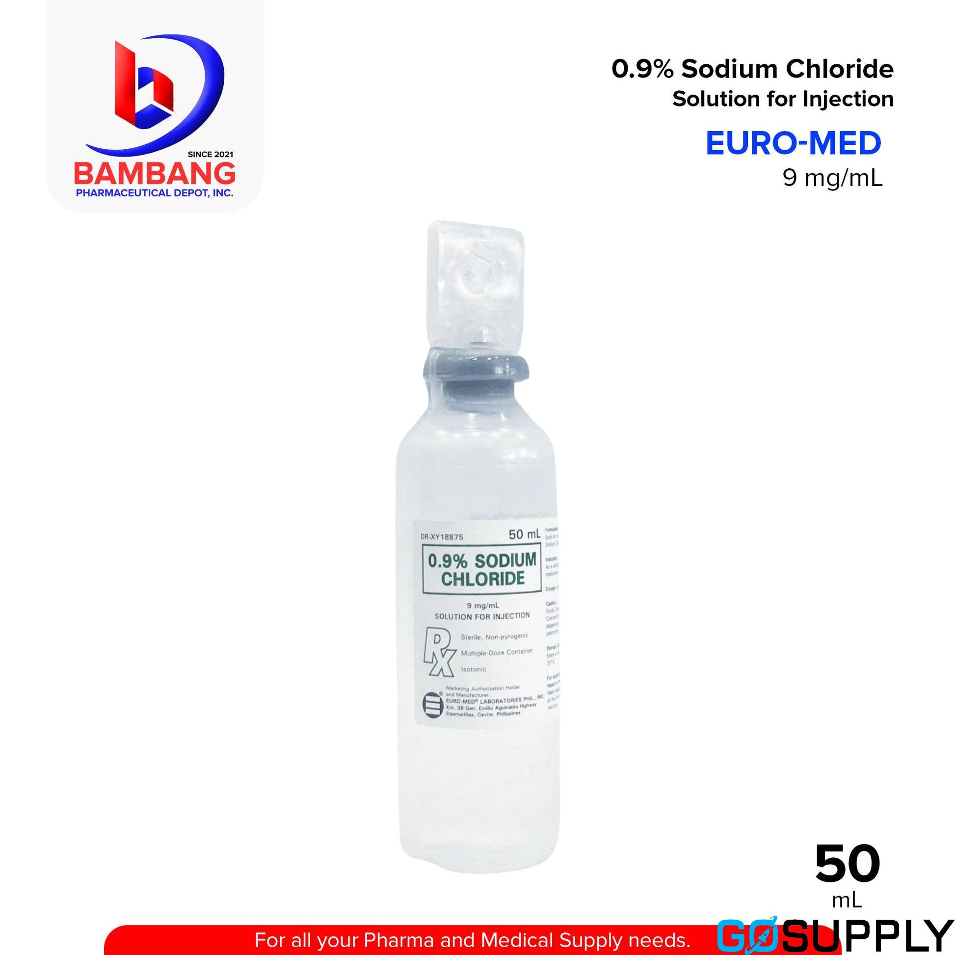 Sodium Chloride 0.9% for injection (100ml)