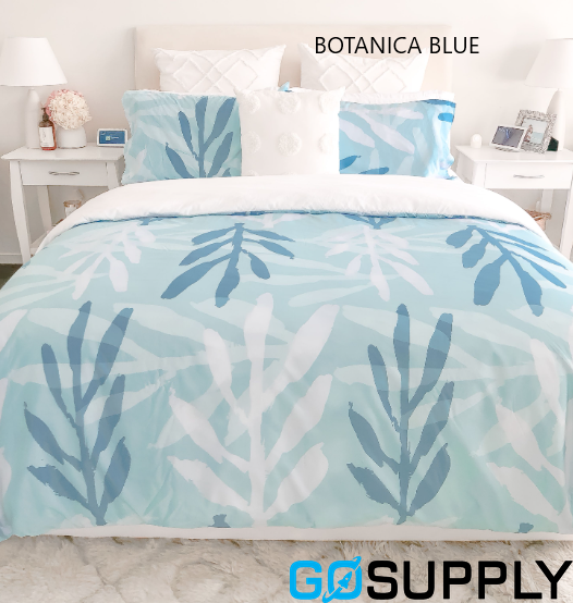 Staydry DuraBreathe Breathable Single Bed Duvet Cover - Moisture-Resistant in Blue