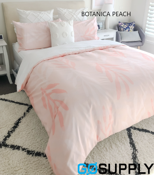 Staydry DuraBreathe Breathable Single Bed Duvet Cover, Moisture-Resistant in Peach Color