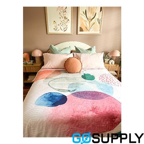 Staydry DuraBreathe Single Bed Duvet Cover - Breathable and Moisture-Resistant (Luna)