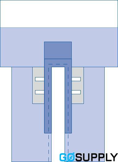 Sterile Cardiovascular Split Drape