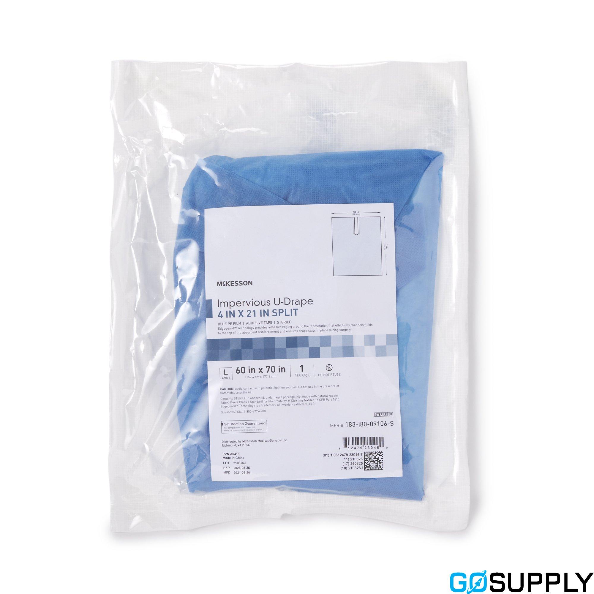 Sterile Impervious U-Split Surgical Drape (U-Drape)
