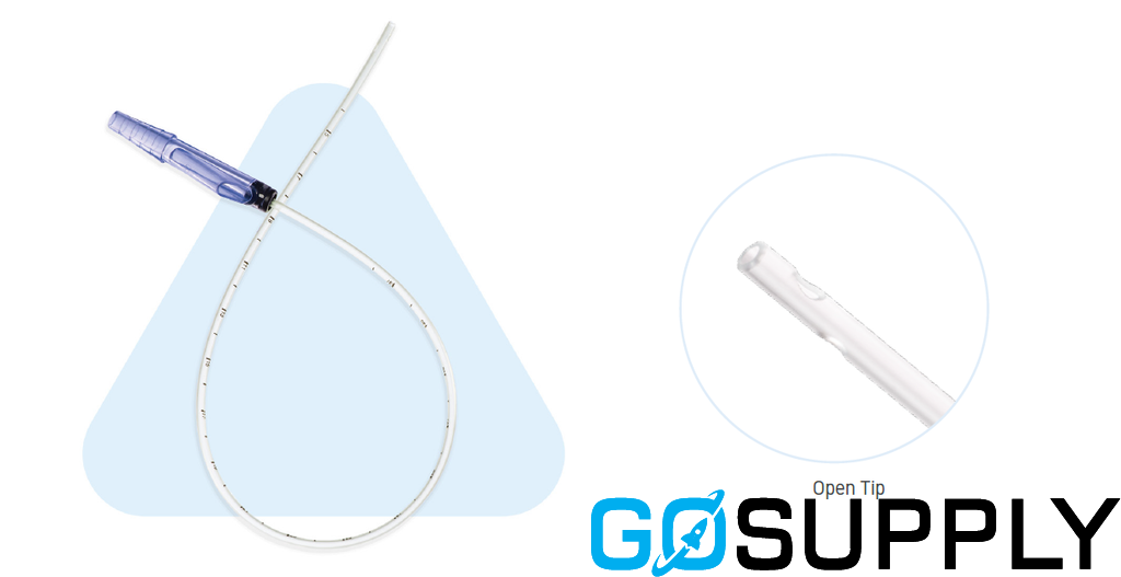 Suction Catheter - Open Tip, Finger Control Vent with Cap - 560mm 10Fr - x1