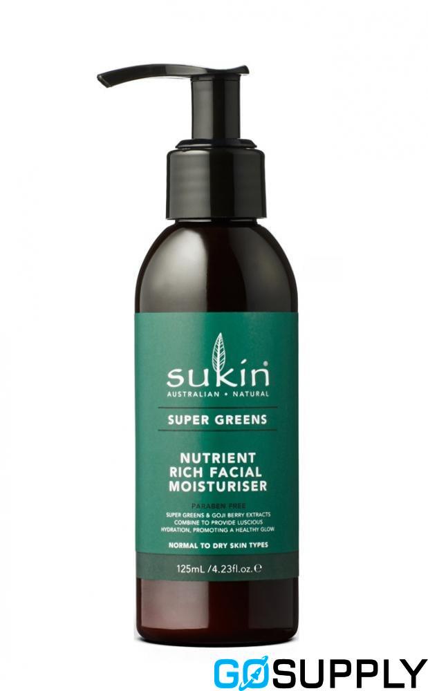 Sukin Facial Moisturiser - Type: Super Greens Volume: 125ML