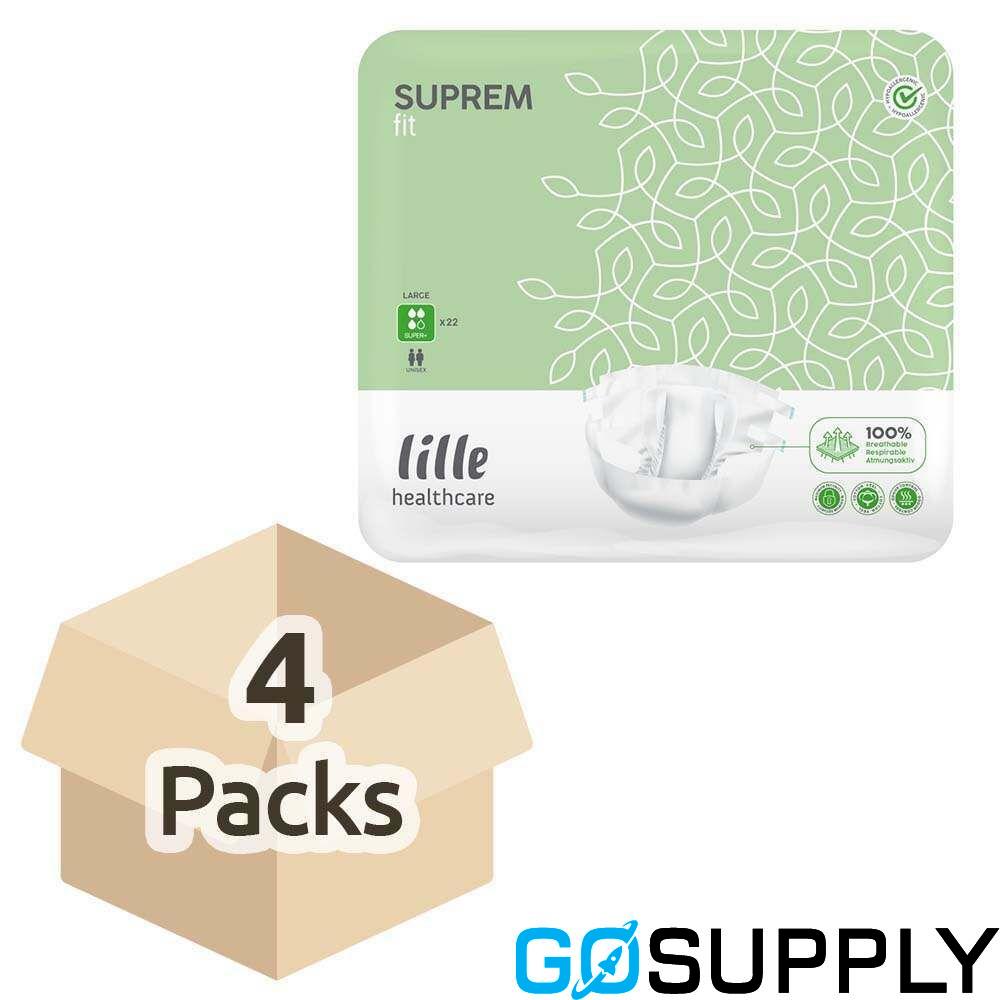 Lille Suprem Fit Adult Briefs (L · 105-150cm · 2950ml · Super Plus)