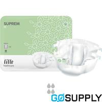 Lille Suprem Fit Adult Briefs (M · 80-130cm · 3370ml · Maxi) - Carton
