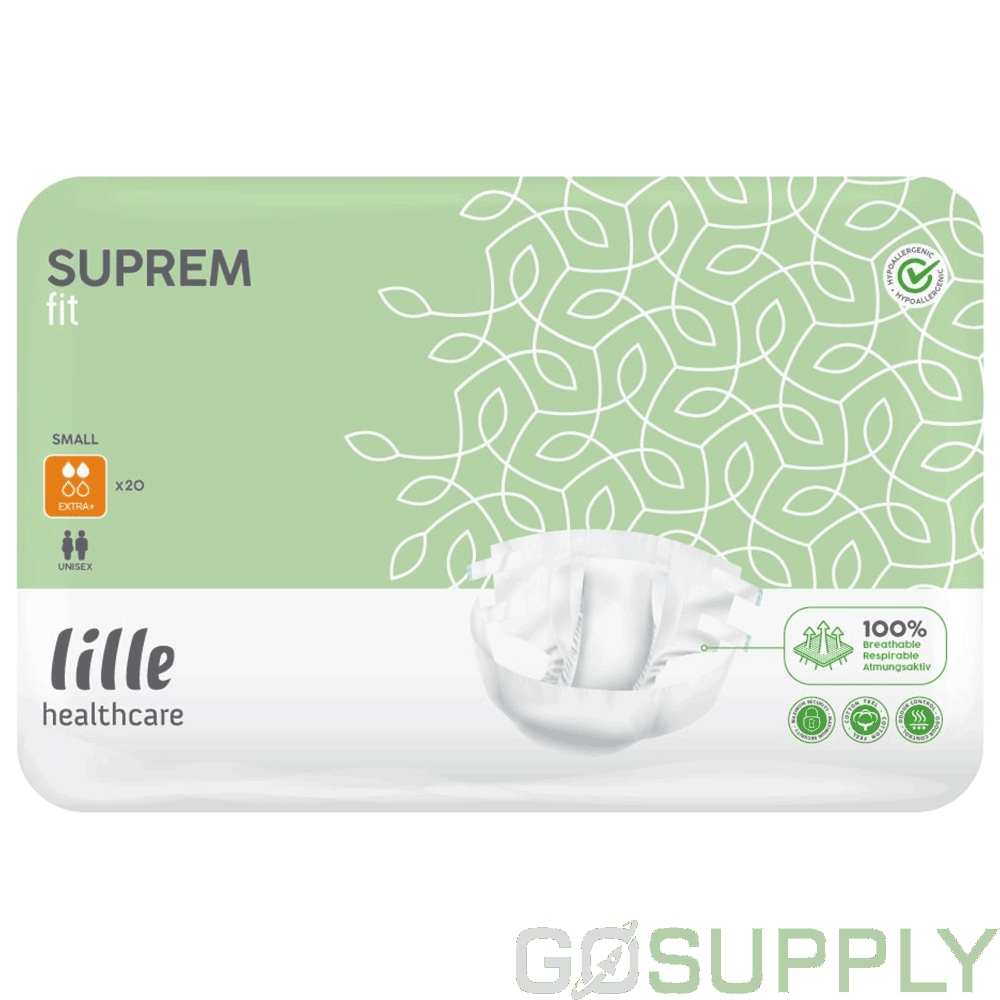 Lille Suprem Fit Adult Briefs (S · 60-100cm · 1890ml · Extra Plus)