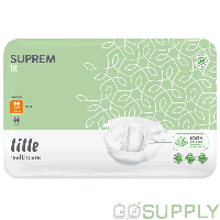 Lille Suprem Fit Adult Briefs (S · 60-100cm · 1890ml · Extra Plus) - Carton