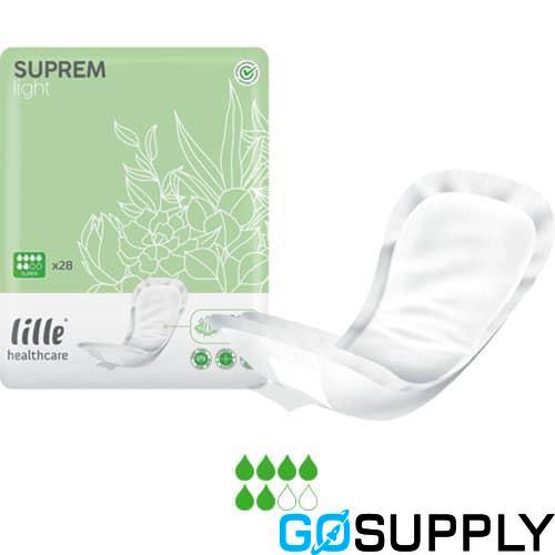 Suprem Light Incontinence Pads (830ml · Super)