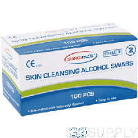 Surgipack - Skin Cleansing Alcohol Swabs - 100pcs - x1