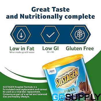 Sustagen Hospital Formula Active+Fibre Vanilla 840g
