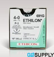 Suture Ethilon - Size: 10/0 Pack Size: 12 Needle Type: CS - Pack (12 Single)