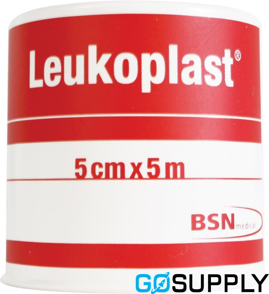 TAPE SURG ST LEUKOPLAST STD TAN - Size: 5CM X 5M
