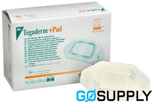 TEGADERM WITH ABSORBENT PAD 6CM X 10CM, 50