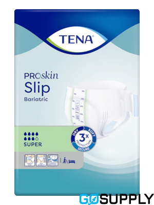 TENA® ProSkin Slip Bariatric Super - Size: 3XL Waist: 173cm-243cm