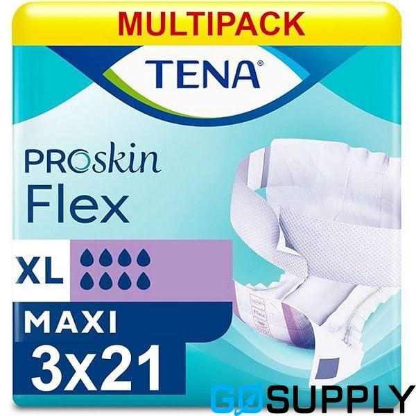 TENA FLEX PROSKIN - Absorbency: MAXI Size: XLARGE Quantity: 3x21