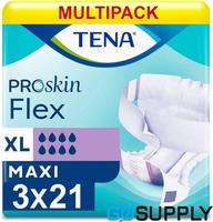 TENA FLEX PROSKIN - Absorbency: MAXI Size: XLARGE Quantity: 3x21