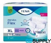 TENA FLEX PROSKIN - Size: XLARGE Absorbency: MAXI - Packet (21 Single)