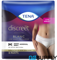 TENA PANTS WOMEN DISCREET - Size: Medium - Packet (8 Single)