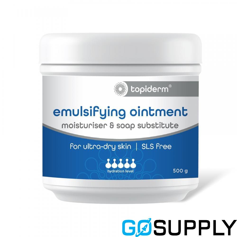 TOPIDERM - Size: 500GM Type: Emulsifying Ointment Packaging: SLS FREE